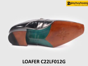 [Size 41] Giày lười nam da bóng cao cấp Loafer C22LF012G 006