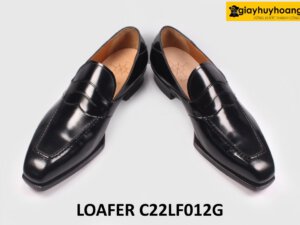 [Size 41] Giày lười nam da bóng cao cấp Loafer C22LF012G 004