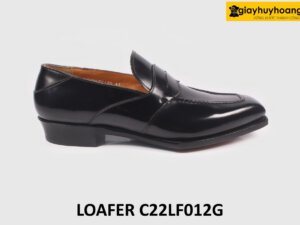 [Size 41] Giày lười nam da bóng cao cấp Loafer C22LF012G 001