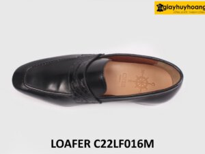 [Size 40] Giày lười da nam màu đen công sở Loafer C22LF0016M 002