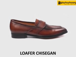 Giày lười nam công sở hàng hiệu Loafer CHISEGAN 001