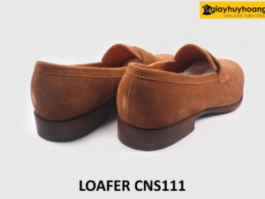 [Size 38+43+44] Giày lười nam da lộn vàng bò Loafer CNS111 004