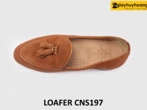 [Size 38+45] Giày da lộn nam cá tính phong cách Loafer CNS197 003