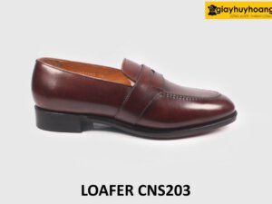 [Size 39] Giày lười nam da bò con thảo mộc Loafer CNS203 001