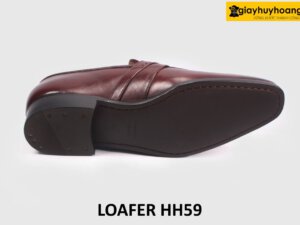 [Size 38] Giày lười nam màu nâu size chân nhỏ Loafer HH59 006