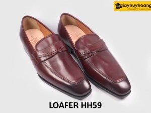 [Size 38] Giày lười nam màu nâu size chân nhỏ Loafer HH59 003