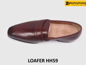 [Size 38] Giày lười nam màu nâu size chân nhỏ Loafer HH59 002