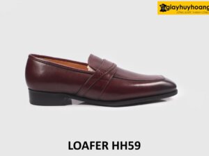 [Size 38] Giày lười nam màu nâu size chân nhỏ Loafer HH59 001