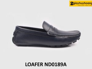 Giày lười lái xe nam đế thấp xanh navy Loafer ND0189A 001