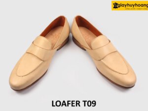 Giày lười nam da mộc nhuộm màu theo yêu cầu Loafer T09 003