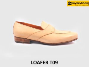 Giày lười nam da mộc nhuộm màu theo yêu cầu Loafer T09 001