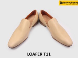 Giày lười nam da mộc nhuộm màu theo yêu cầu Loafer T11 004