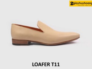 Giày lười nam da mộc nhuộm màu theo yêu cầu Loafer T11 001
