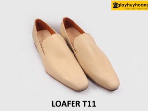 Giày lười nam da mộc nhuộm màu theo yêu cầu Loafer T11 002