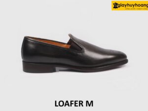 [Size 41] Giày lười nam mẫu trơn không họa tiết Loafer M 001