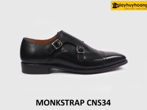 [Size 44] Giày da nam công sở khâu goodyear welted Monkstrap CNS34 001