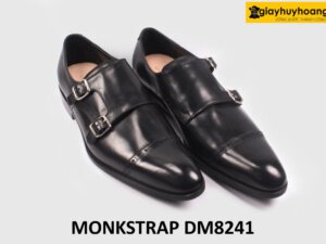 Giày da nam thời trang 2 khóa công sở Monkstrap DM8241 003