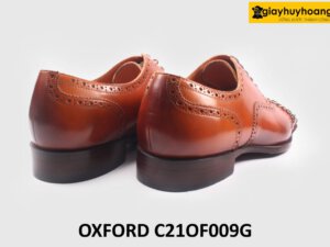 [Size 42] Giày da buộc dây nam thời trang phong cách Oxford OF009G 005