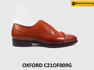 [Size 42] Giày da buộc dây nam thời trang phong cách Oxford OF009G 001