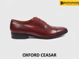 [Size 44] Giày da nam đế da bò khâu chỉ Oxford CEASAR 001