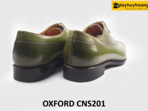 [Size 43] Giày da nam màu xanh mũi dài Oxford CNS201 005