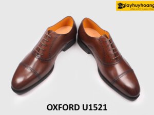 [Outlet] Giày da nam đế da bò cao cấp Oxford U1521 005