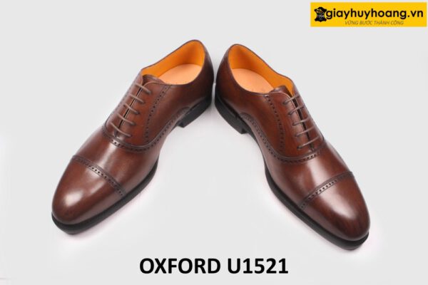 [Outlet] Giày da nam đế da bò cao cấp Oxford U1521 005