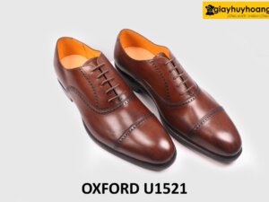 [Outlet] Giày da nam đế da bò cao cấp Oxford U1521 003