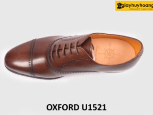 [Outlet] Giày da nam đế da bò cao cấp Oxford U1521 002