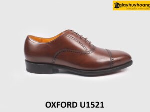 [Outlet] Giày da nam đế da bò cao cấp Oxford U1521 001