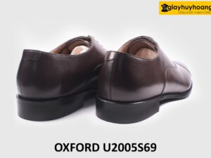 Giày da nam thủ công màu nâu Oxford U2005S69 005