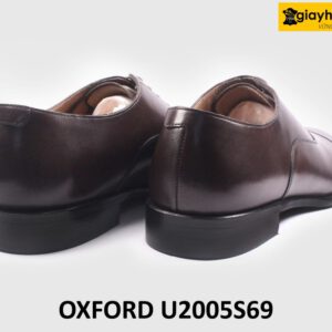 Giày da nam thủ công màu nâu Oxford U2005S69 005