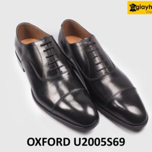 Giày da nam thủ công màu đen công sở Oxford U2005S69 003