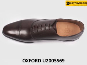 Giày da nam thủ công màu nâu Oxford U2005S69 002