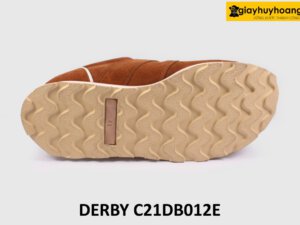 [Size 41] Giày tây nam da lộn thời trang đế bằng Sneaker DB012E 006