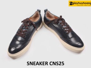 Giày da nam đế bằng thể thao đi chơi Sneaker CNS25 005