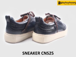 Giày da nam đế bằng thể thao đi chơi Sneaker CNS25 004