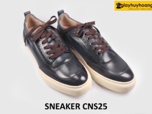 Giày da nam đế bằng thể thao đi chơi Sneaker CNS25 003