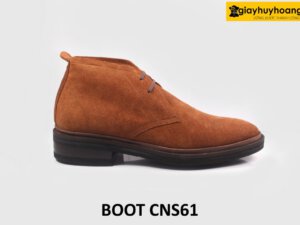 [Size 38+39+41] Giày da nam da lộn cổ thấp Chukka Boot CNS61 001