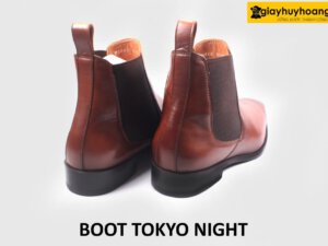 [Size 38+39+45] Giày da nam màu bò cổ cao boot Tokyo Night 004
