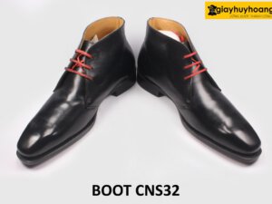 [Size 40] Giày da nam cổ lửng da trơn Chukka Boot CNS32 003