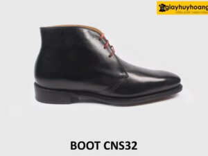 [Size 40] Giày da nam cổ lửng da trơn Chukka Boot CNS32 001