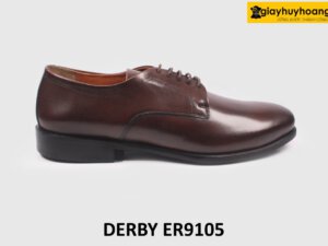 [Size 42] Giày da nam mũi vuông cá tính Derby ER9105 001