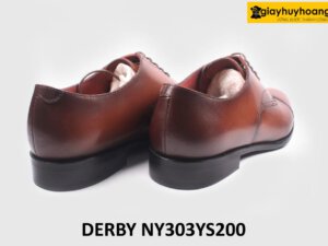 [Size 39+42] Giày da nam buộc dây đẹp mẫu mới Derby NY303YS200 004
