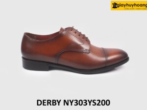[Size 39+42] Giày da nam buộc dây đẹp mẫu mới Derby NY303YS200 001