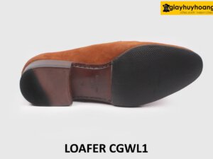 [Size 41] Giày lười nam da lộn form chân thon Loafer CGWL1 005
