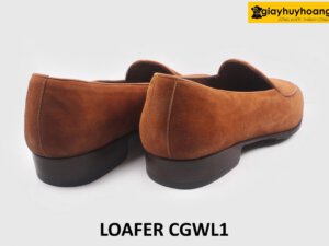 [Size 41] Giày lười nam da lộn form chân thon Loafer CGWL1 004