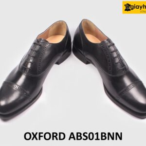 Giày da nam chính hãng hàng hiệu Oxford ABS01BNN 004