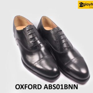 Giày da nam chính hãng hàng hiệu Oxford ABS01BNN 003