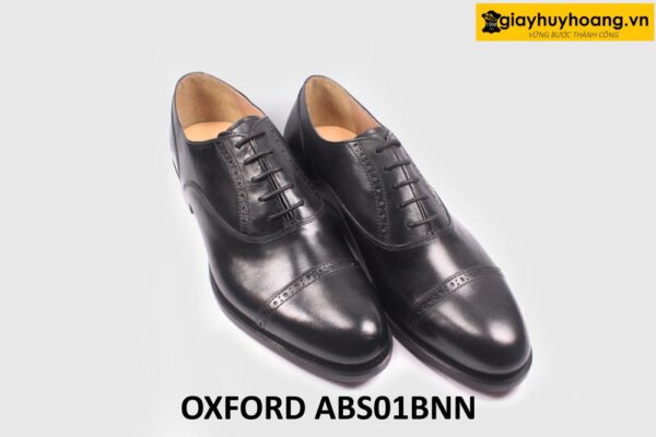 Giày da nam chính hãng hàng hiệu Oxford ABS01BNN 003